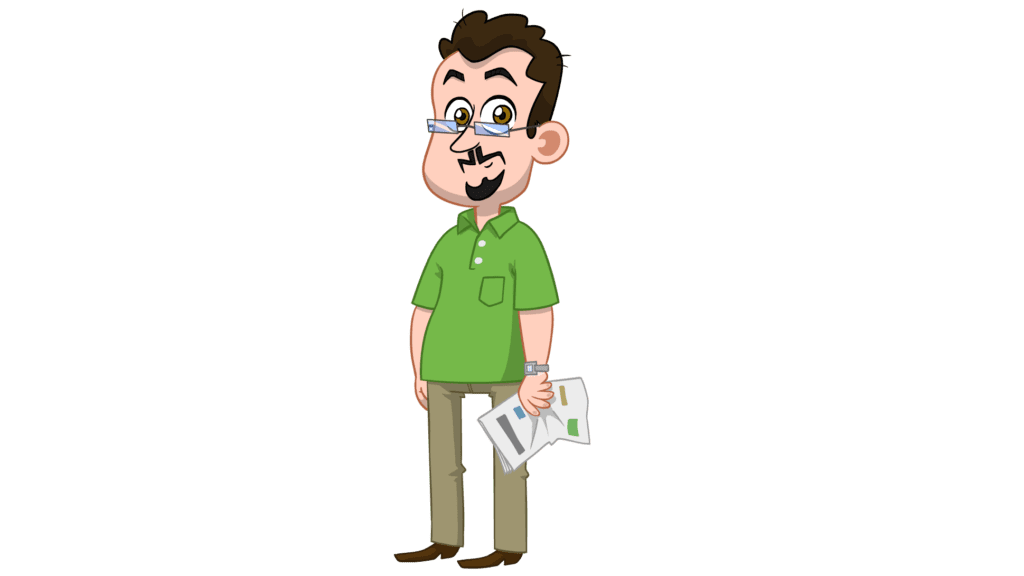 2D Animation Frame by Frame Male Drawing
