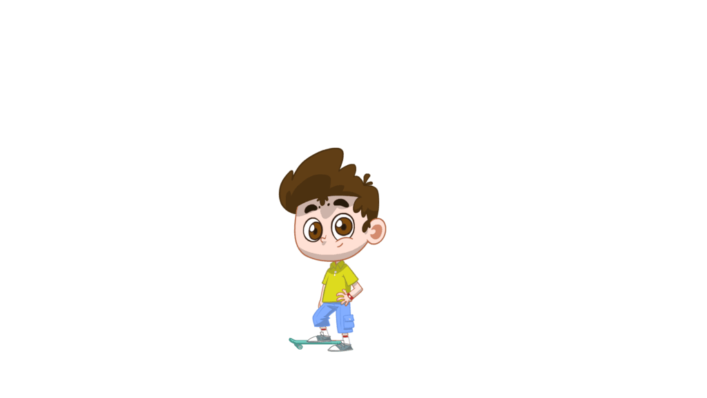 2D Boy Cartoon